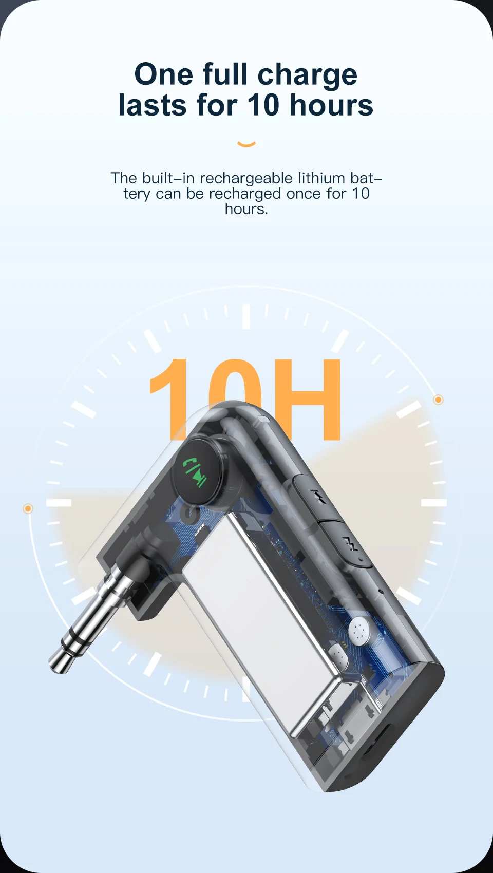 Bluetooth Receiver 5.0 3.5mm AUX Jack Kuulaa