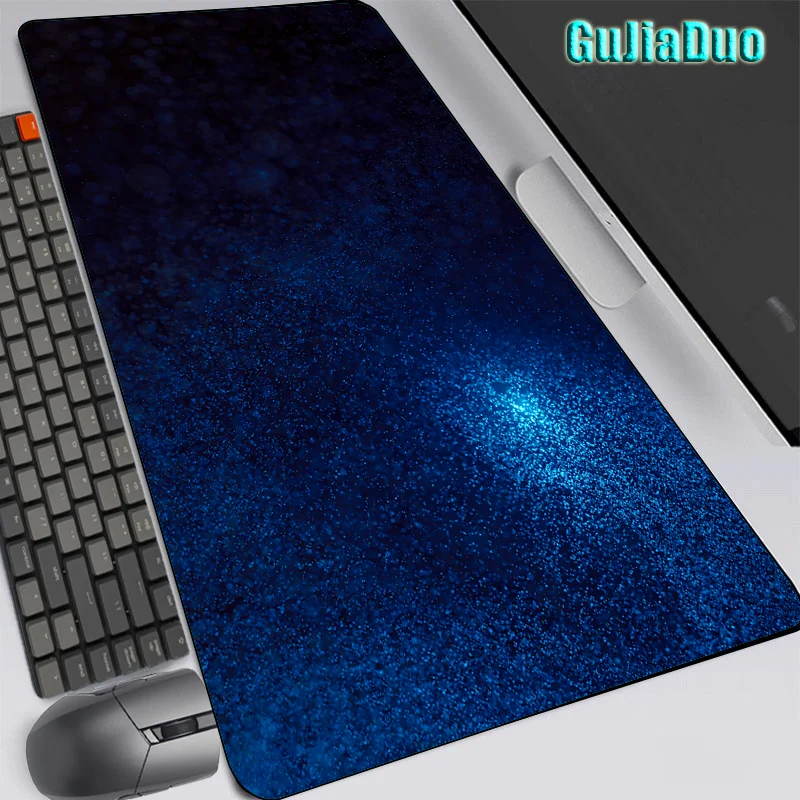 

GuJiaDuo Blue Starry Milky Way Mouse Pad Gamer Laptop Keyboard Desk Mat Gaming Accessories Space Mousepad Art Table Pad Carpet