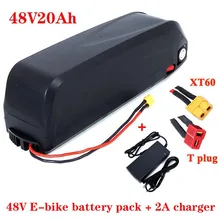 48V20Ah 13S 18650 eBike batería Hailong USB de la batería Motor de 1000W kit de conversión de bicicleta Bafang bicicleta eléctrica + 2A cargador libre