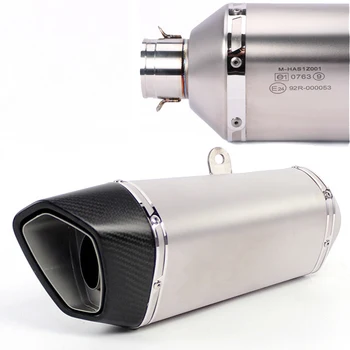 

60mm inlet for REMUS muffler exhaust pipe motorcycle escape moto racing sounds for honda vfr 800 yamaha tdm 900 f800r DB KILLER