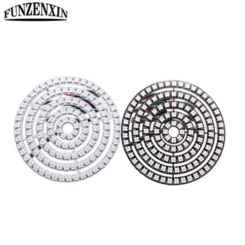 

WS2812 5050 RGB LED Ring Addressable WS2812B Pixel Ring 8/16/24/35/45/128Leds ic Built-in Led Module Led Pixel Strip Light