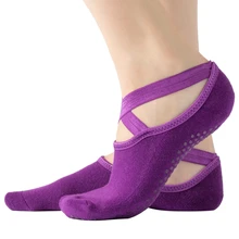 Женские Балетные Носки с захватами для йоги, пилатеса, Барре, балета, спортзала, танцев, спортивной одежды, носки для йоги, кемпинга, 3 пары носков для йоги