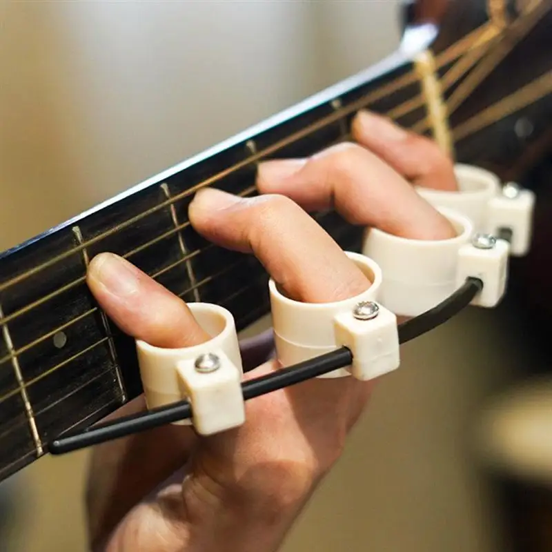 XKSIKjians Guitar Accessorie Plastic Spacing Adjustable Finger Extensor Expansion Trainer for Beginner Acoustic General Musical Instrument Accessories L 
