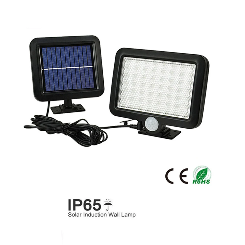 

56/30 led Solar Light With Mounting Pole Outdoor Motion Sensor Detector Lamp Wall Sconces Lighting for Garden Wall Lamps Lights