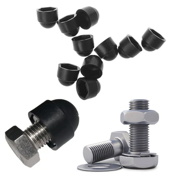 

10Pcs M6 M8 M10 M12 Bolt Nut Dome Protection Caps Covers Exposed Hexagon Plastic Jy25 19 Droship