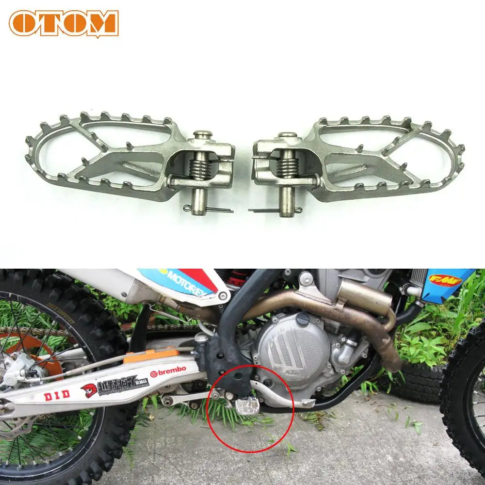 Подножки для мотоцикла OTOM подножки из нержавеющей стали KTM SX 125 150 250 SXF XC 350