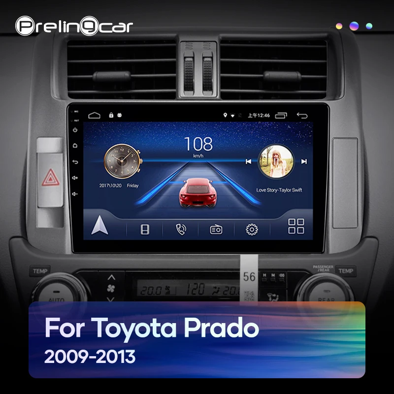 Prelingcar Android 9 0 без DVD 2 Din Автомобильный Радио Мультимедиа Видео плеер навигация GPS