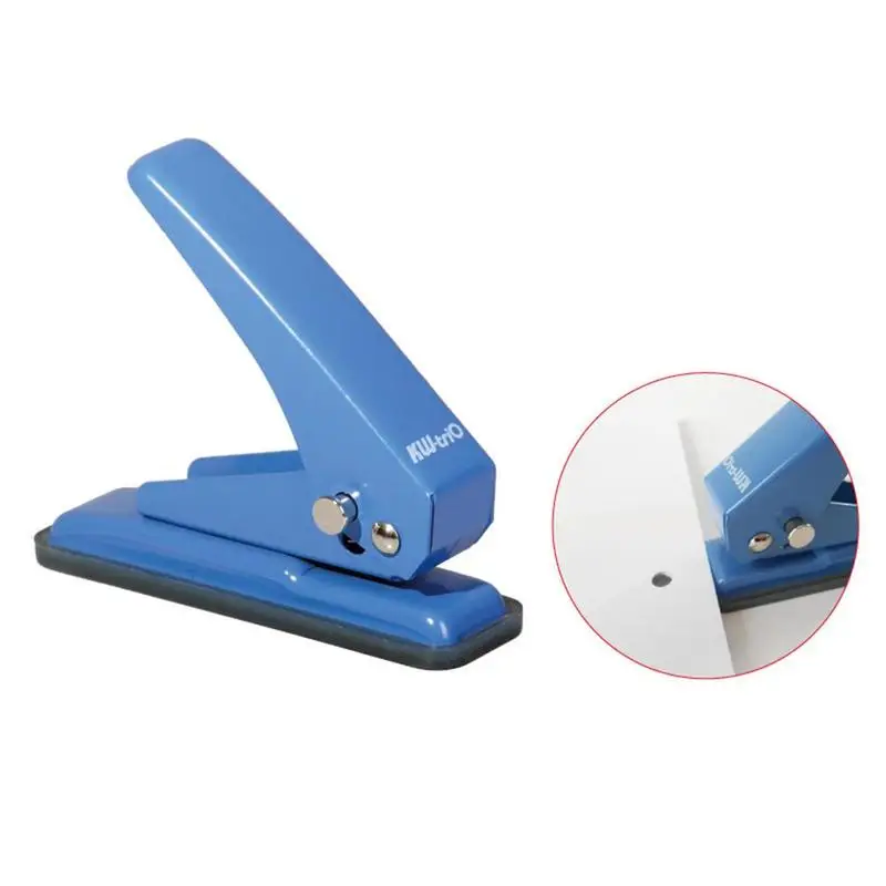 Дырокол с одним отверстием металл бумага для рукоделия канцелярская 20 листов