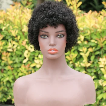 

Hairvev Human Hair Wigs Lace Front Wigs Jerry Curly Wave Wigs Indian Hair Wave Wigs Remy Hair Wigs For Black Women Natural Color
