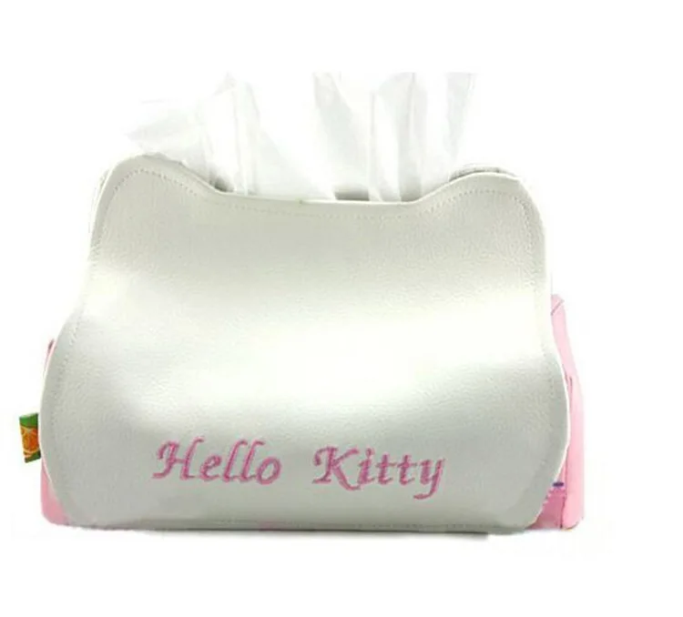 Hello kitty милый дом и автомобиль коробка для салфеток контейнер для полотенец бумажные салфетки сумка держатель Коробка Чехол