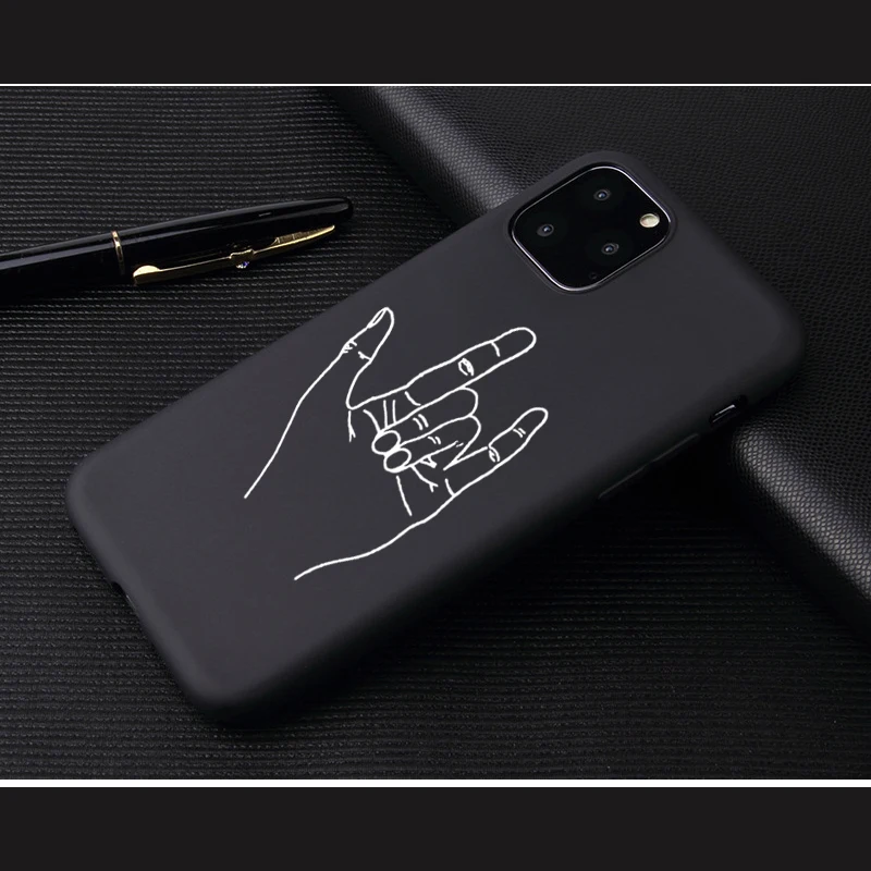 Креативный дизайн сексуальная девушка Мягкий силиконовый чехол s для iPhone 5 S SE X чехол для телефона для iPhone 6S 6 7 8 Plus XS Max XR 11Pro матовый чехол - Цвет: 06