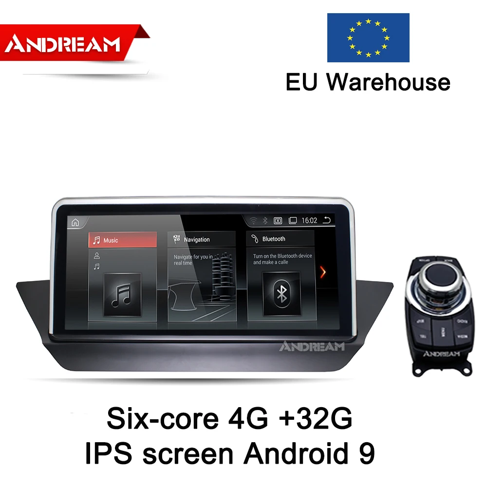 Clearance 10.25" Six-Core Android 9 4G+32G IPS screen CIC Car multimedia for BMW X1 E84 GPS navigation Head unit Bluetooth IDRIVE 1