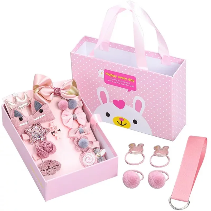 18 шт./кор. в Корейском стиле Детские аксессуары по уходу за волосами Набор Милые