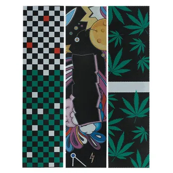 

Random Patterns Can Be Customize Professional Skateboard Deck Sandpaper Anti-skid Wear-resistant Sandpaper Skateboard Sandpaper