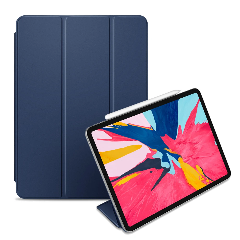 For iPad Pro 11 Case for iPad Pro 12.9 2018 Funda Magnetic Ultra Slim Smart Cover for iPad 11 inch Case Support Wireless Charge