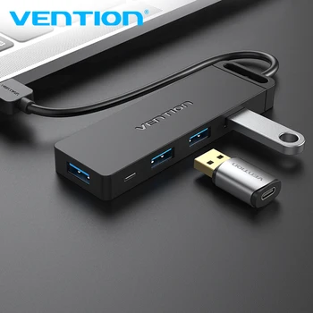 

Vention Usb Hub 3 0 Adapter 4 Ports Usb 3.0 Splitter High Speed Otg Adaptador For Notebook Pc Computer Accessories 2.0 Hub Usb