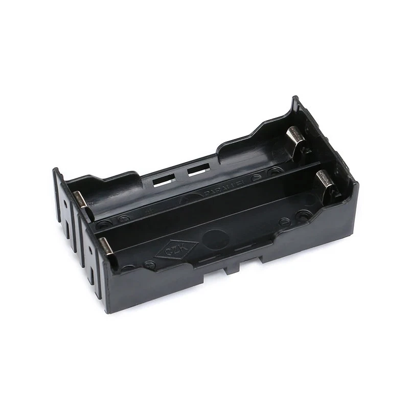 Compact Battery Holder 18650 Battery Case Holder with Pins Small Size Box 1X 2X 3X 4X Slot Batteries Container Hard Pin,parts storage box,parts organizer