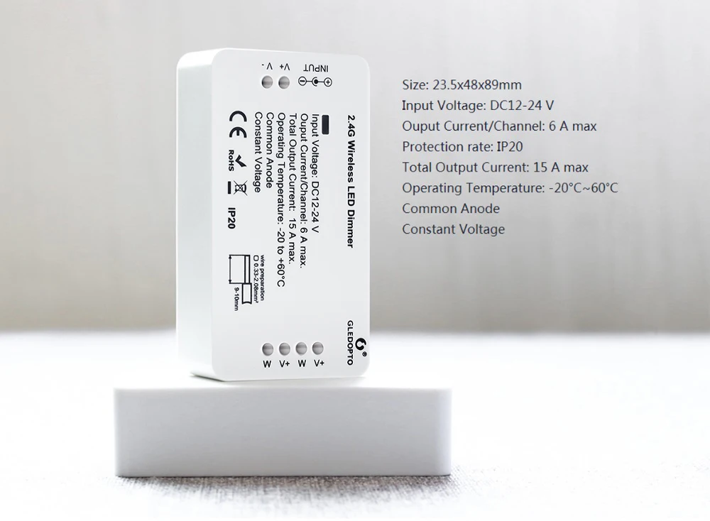 Samrt Led control ler лента с диммером Контролер DC12/24 V zll стандартная светодиодная приложение Голосовое управление работа с echo plus