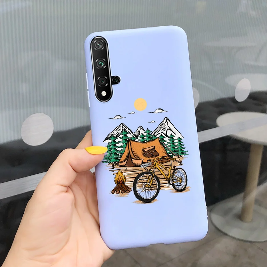 Stylish Painted Silicone Soft TPU Phone Case Cover