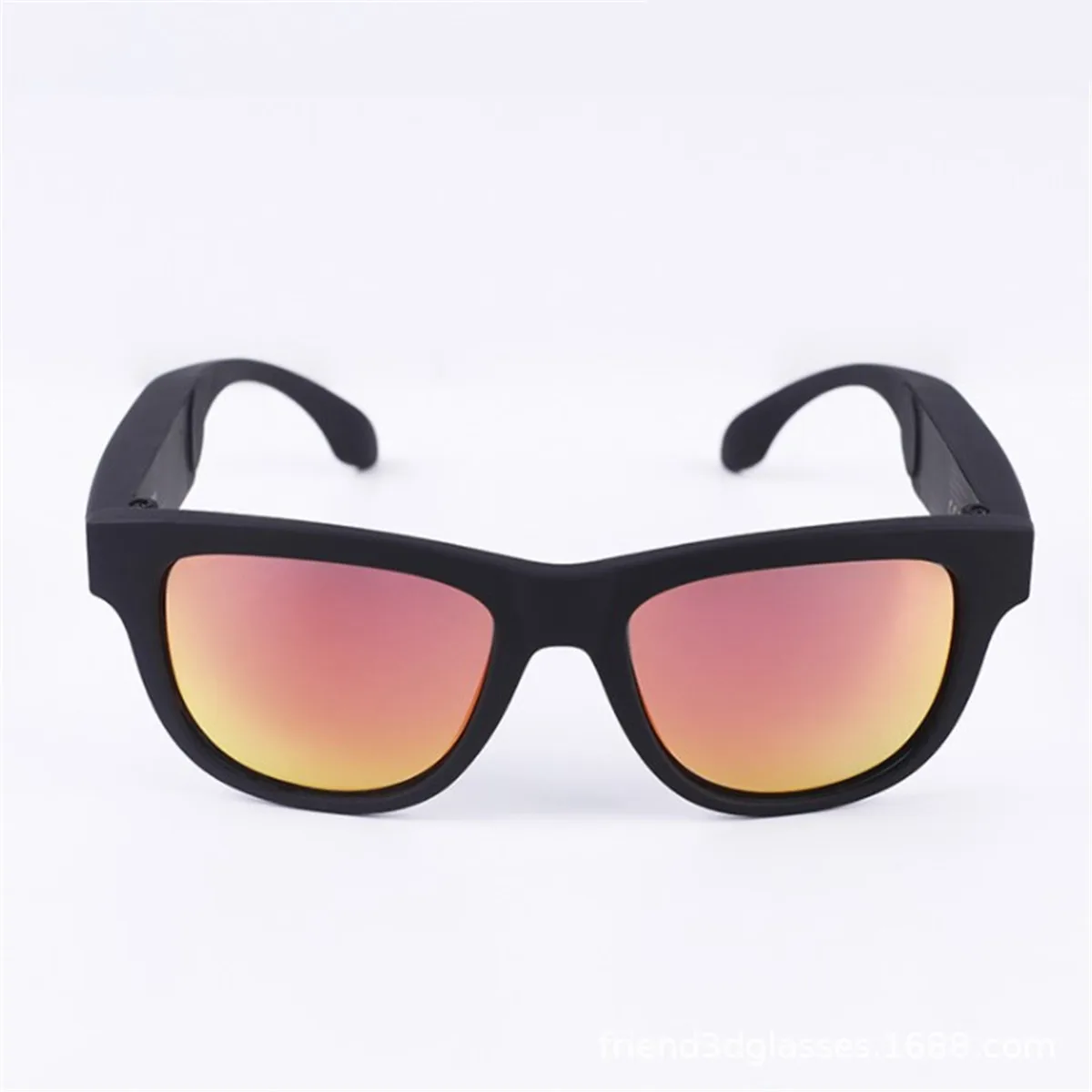 G1 поляризованные солнцезащитные очки bluetooth Гарнитура костной проводимости умные сенсорные умные очки Спортивные Беспроводные наушники и микрофон - Цвет: Black Frame Red Lens