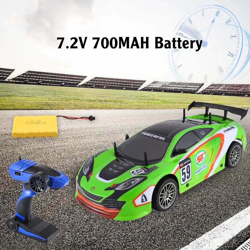 1/10 700mAh 2 4G гоночный автомобиль 1:10 RC модель автомобиля 25 км/ч плоский спортивный