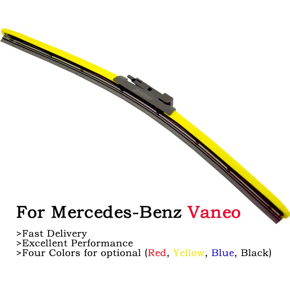 

2020 Newest Boneless Windshield Wiper For Mercedes Benz Vaneo W414 Vehicle From 2004 To 2012 Fit H4 Hook (Pinch Tab) 2Pcs Blades