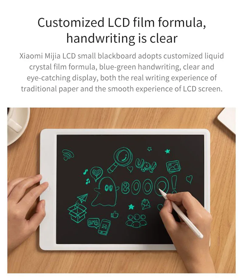 Xiaomi Mijia ЖК-планшет для письма с ручкой цифровой рисунок электронный почерк коврик для сообщений графическая доска