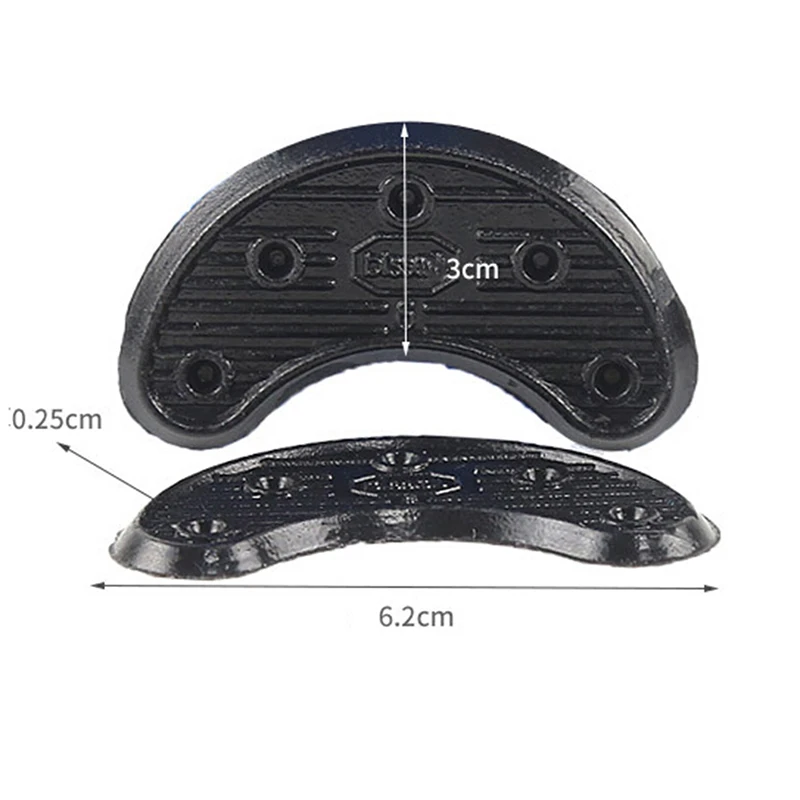 1 пара обуви/Уход за ногами черная обувь пятка наклейка на подошву анти-износ пятки вкладыш нескользящая резиновая обувь каблуки защита наклейка s