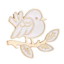 Стиль корейский стиль Милая масляная капля птица брошь простая модная женская одежда аксессуар Сплав Брошь