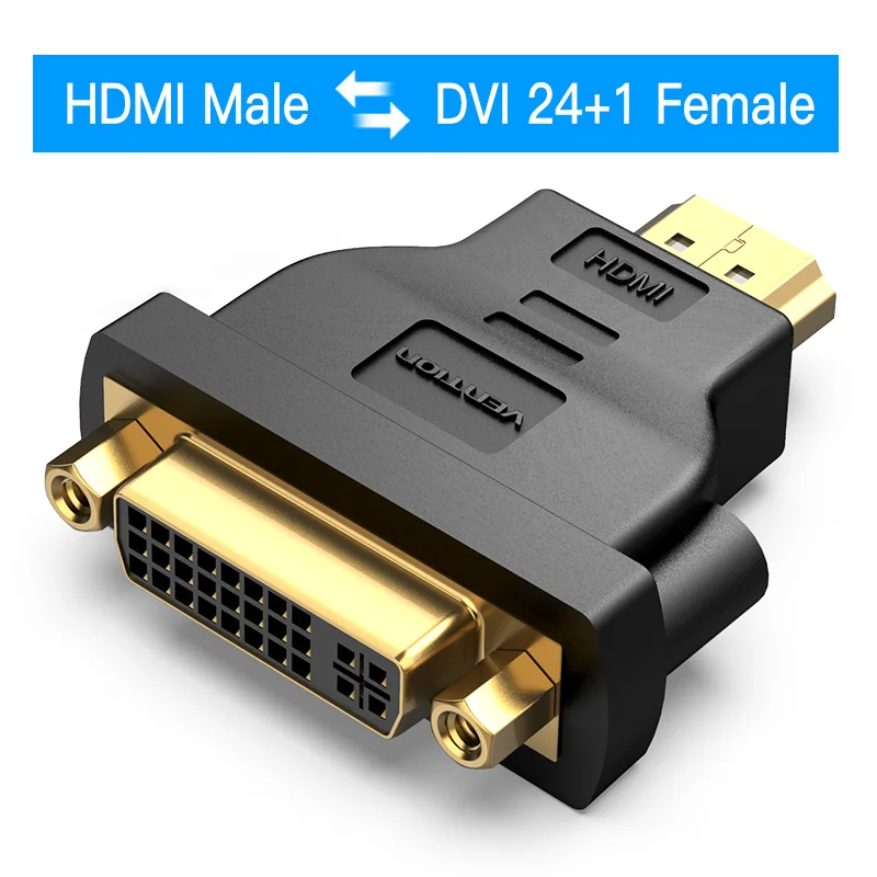 ADAPTATEUR HDMI mâle-DVI femelle