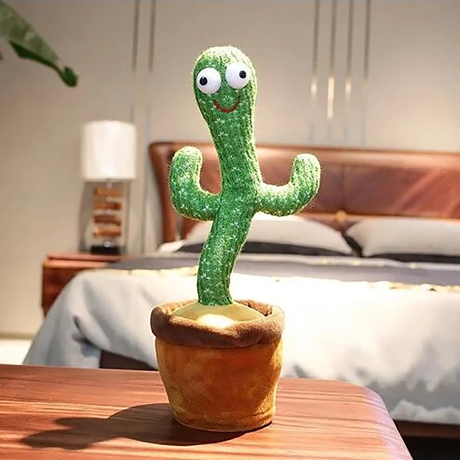 Peluche de Cactus con música para niños, juguete de peluche con música, con música, para regalo, novedad de 2021
