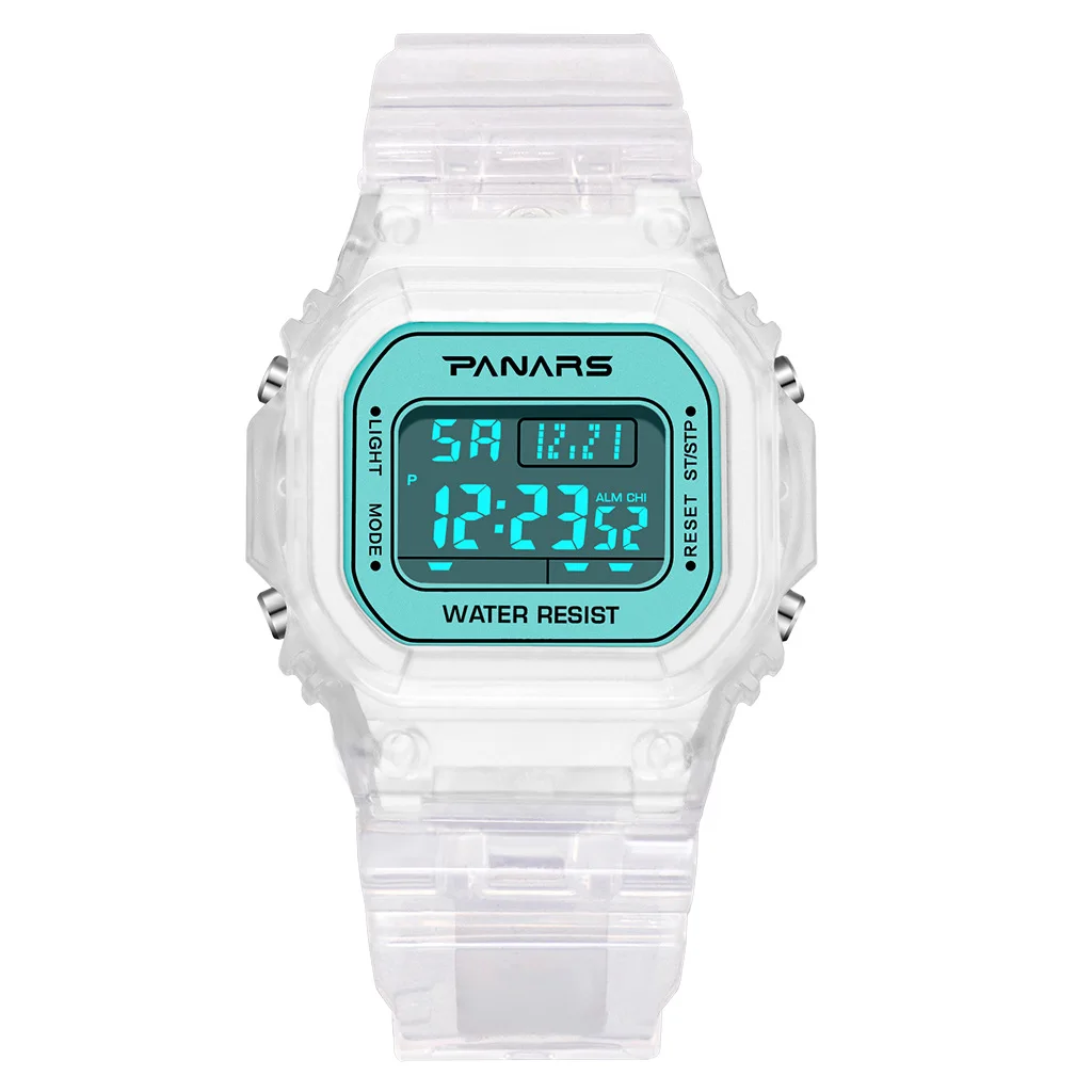 

PANARS Digital Sports Watches Relogio Fashion Unisex LED Multi-function Electronic Bracelet Fitness Running Wristwatch Clock
