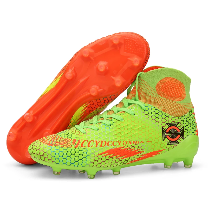 Zapatos de ultraligeros para hombre, botas de fútbol de interior FG/TF, zapatos de tacos fútbol antideslizantes, zapatillas de fútbol de fútbol| - AliExpress