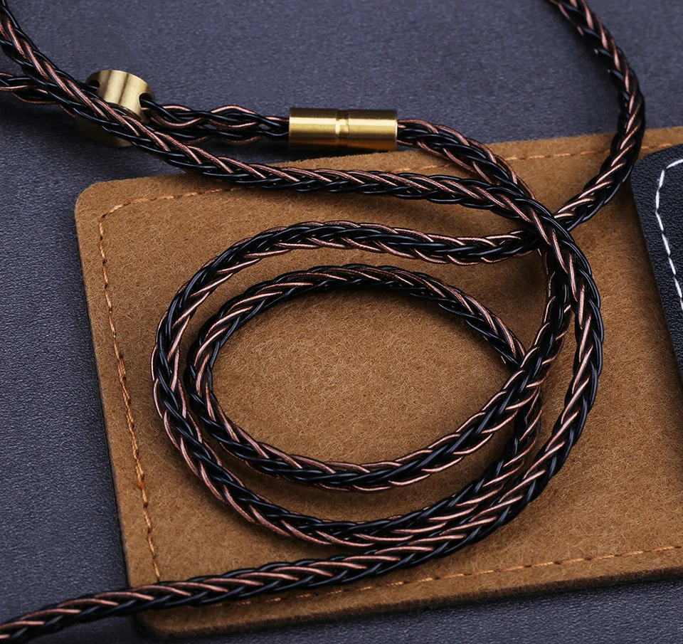 OPENHEART 8 Core Cable for Headphone 1 to 2 jack 3.5/2.5/4.4mm Balance Upgrade Replacement Silver Cables 1.4m Personality