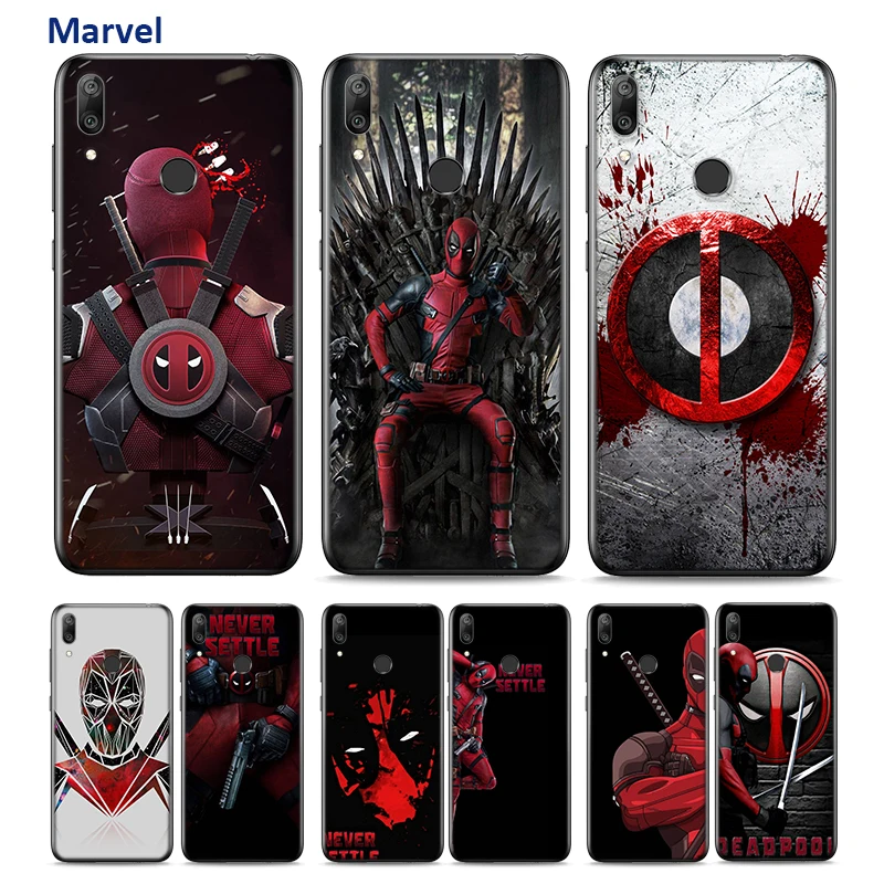 Silicone Cover Deadpool Marvel Art For Huawei P Smart 2021 2020 Z S Mate 40 RS 30 20 20X 10 Pro Plus Lite 2019 Phone Case | Мобильные