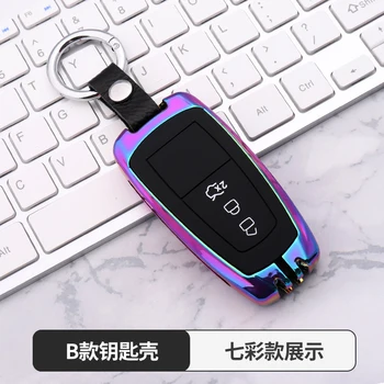 

Zinc Car Key Case Cover for Ford Fusion Mustang Explorer F150 F250 F350 2017 2018 EcoSport Edge S-MAX Ranger Lincoln Mondeo