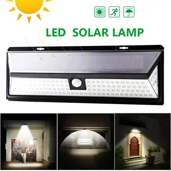 

Outdoor Garden Yard 118LED Solar Power Lamp Rechargeable Motion Sensor Light Waterproof IP65 Solar LED Lights Motion Sensor