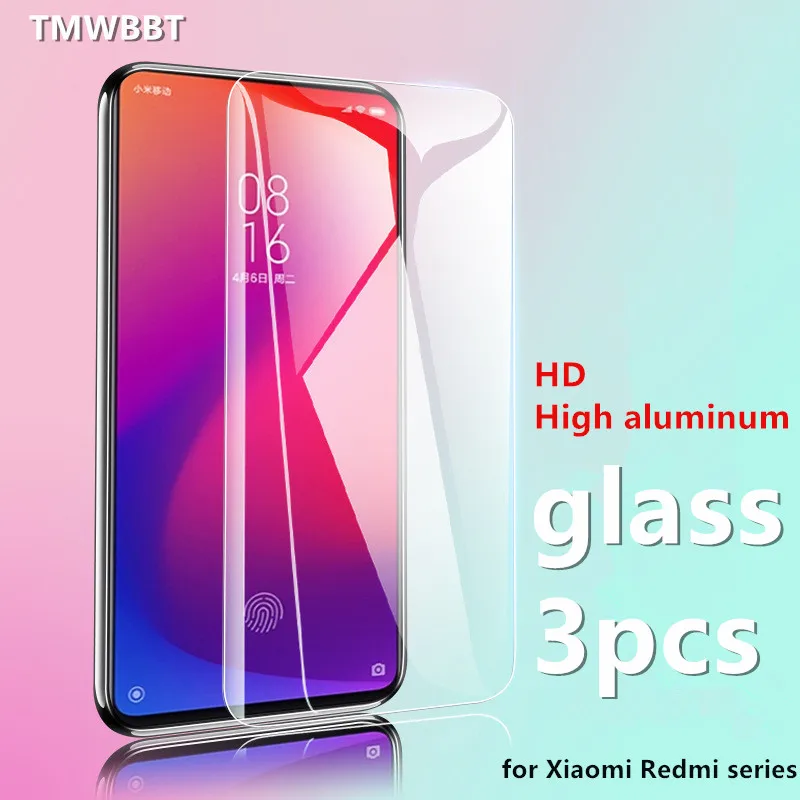 Закаленное стекло для Xiaomi Redmi Note 11 9 8 7 10 6 Pro 8T 9S 10S 10T защитная пленка экрана 9A 8A 3 шт. |