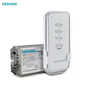 

Free shipping HS-QA023 Three Ways 85V-265V 10A Remote Control Switch