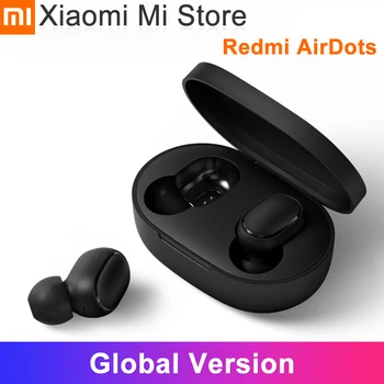 

Global Version Xiaomi Redmi AirDots Wireless Bluetooth 5.0 Earphones Mini stereo bass headset AI Control Mic Handsfree earbuds