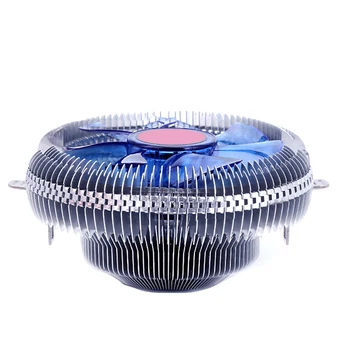 

Universal Hydraulic Bearing Easy Install Fan Desktop Computer Silent Double Heat Pipe CPU Cooler Durable Colorful Light Radiator