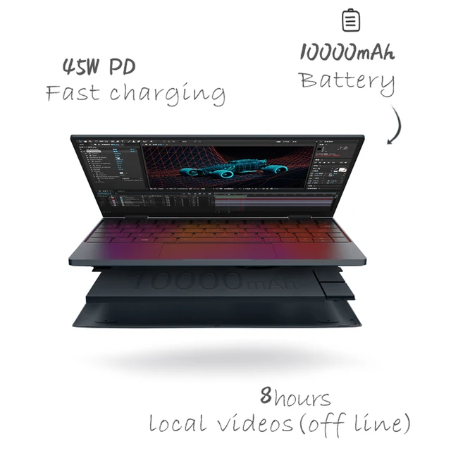 One-Notebook 10.1 Inch Pocket Computer OneMix4 Platinum Netbook i7 ...