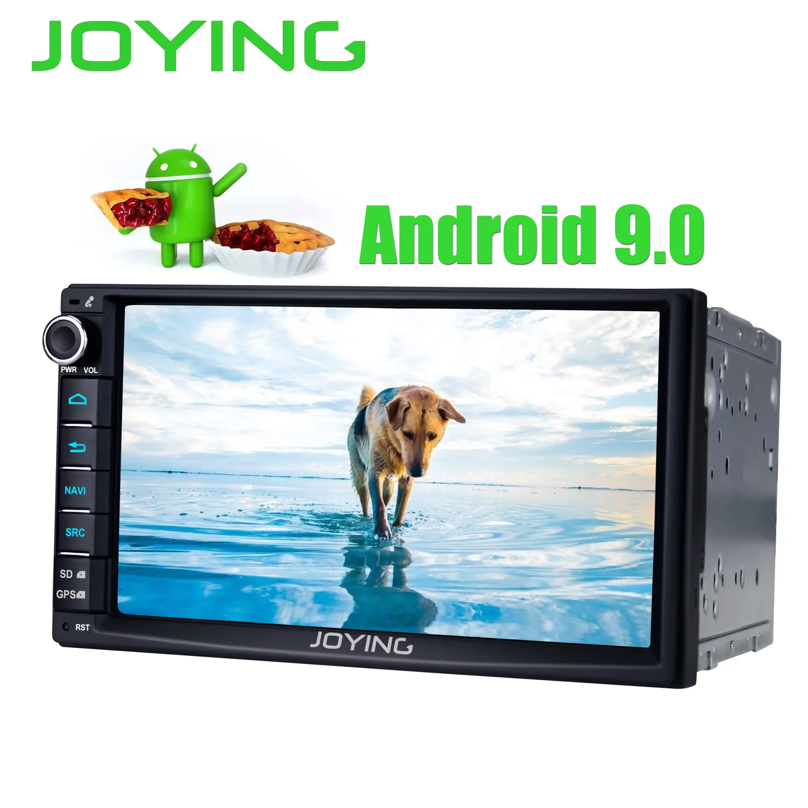 JOYING 2GB Android 9.0 Universal Car radio Stereo GPS Navigation 2 Din 7''Head Unit autoradio Player SWC HD Mirror link with DSP