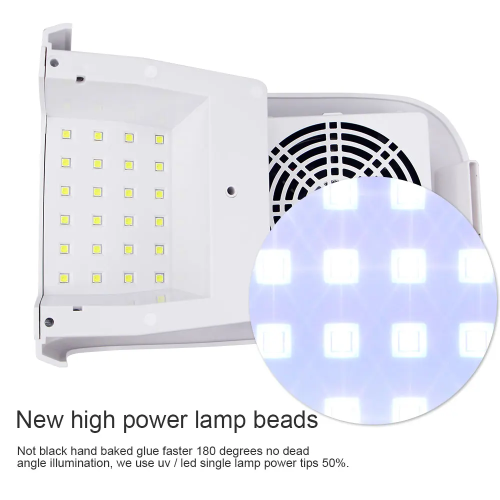 Günstige 80W 2 IN 1 Nagel Staub Absaugung Collector mit Nagel Lampe Staubsauger mit Leistungsstarke Fan Staub Sammeln Tasche nail art Ausrüstung