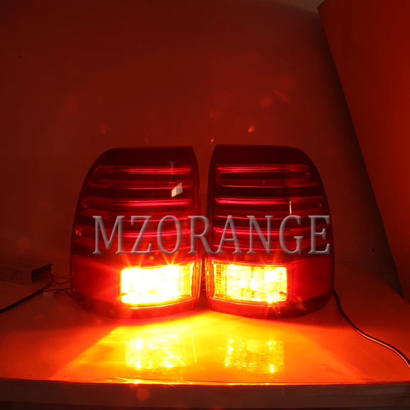 MZORANGE 1 Set Car Tail Light For Lexus LX470 1998-2003 LED Rear Brake Light Rear Bumper Lamp Stop Lamp