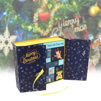 

Christmas Advent Calendar Navidad 2021 Christmas Countdown 24 Drawers Cabinet Toy Gift Box For Girl Boy Decorative Ornaments