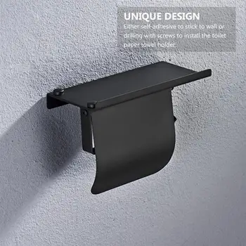 

Waterproof Paper Box Bathroom Wall Paper Box Paper Towel Rack Steel Shelf Waterproof Paper Box for Kitchen