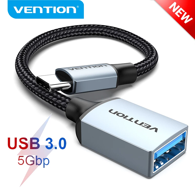 Vention USB C к USB3.0 OTG адаптер 3 0 2 Type-C кабель для передачи данных разъем Samsung GalaxyS 10 MacBook Pro