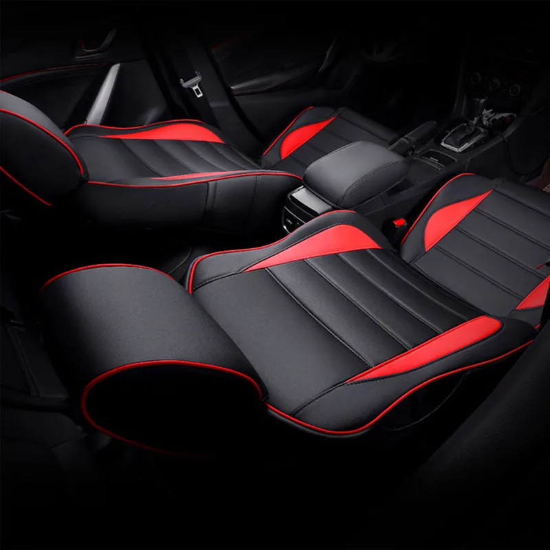 leather car seat cover For hyundai getz santa fe kona sonata tucson 2008 2018 genesis coupe creta veloster ix25 accessories