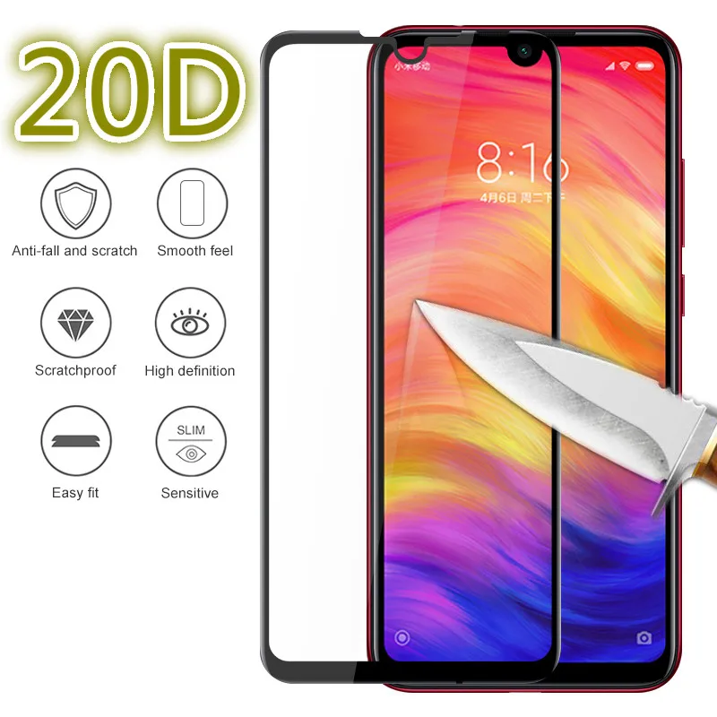 

20D Screen Protector Tempered Glass For Xiaomi Redmi Note 5 5A 7 Redmi 6A 5A Protective Glass For Redmi 5 Plus 6 Pro Cover Film